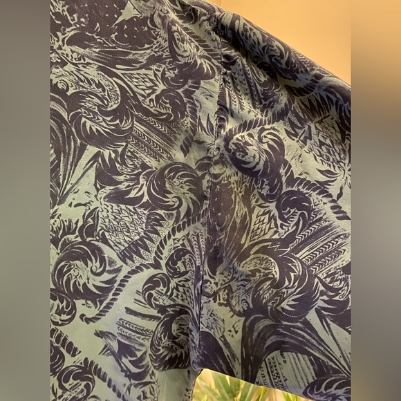 Vintage Alfred Sung 100% Silk Shirt | Size 8 - Picture 4 of 5